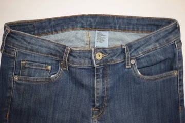 296) DAMSKIE JEANSY RURKI H&M ROZ.W31/L2