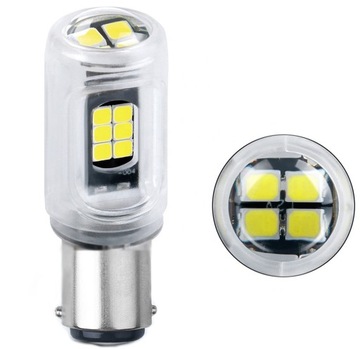 P21W 16 led smd 3030 BA15S soczewka + stabilizator