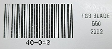 TGB BLADE 550 02 БАК ТОПЛИВНЫЙ БАК