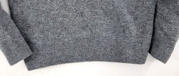 H&M Szary Sweter Wełna 2XL