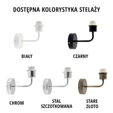 Kinkiet do sypialni TURYN abażur diament LED E27