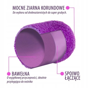 100 абразивных фрез для педикюра KAPTUREK 16мм №80