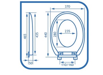 DESKA SEDESOWA KLOZETOWA POKRYWA WC WOLNOOPADAJĄCA TOALETOWA ESTIVA