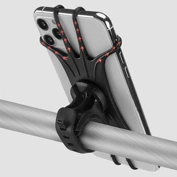 ПРОЧНЫЙ ВЕЛОСИПЕДНЫЙ ДЕРЖАТЕЛЬ ДЛЯ ТЕЛЕФОНА, ВЕЛОСИПЕДНОГО РУЛЯ, СИЛИКОНОВЫЙ, РЕГУЛИРУЕМЫЙ