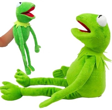 KERMIT MASKOTKA PLUSZAK ZABAWKA ŻABA PACYNKA 60CM