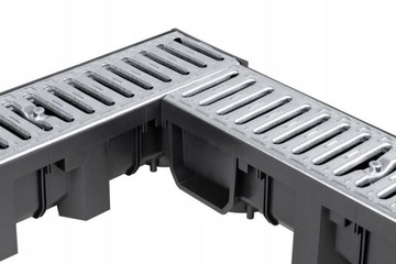 ЛИНЕЙНЫЙ ДРЕНАЖ Лоток пластик/оцинкованный h55