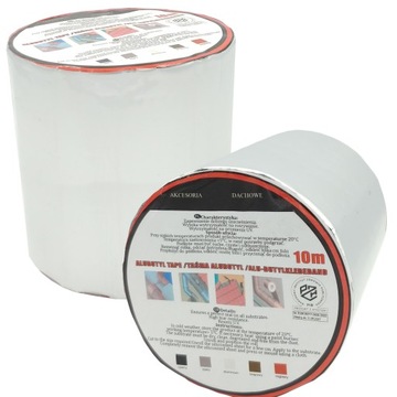 TAŚMA DEKARSKA DACHOWA BUTYLOWA 150 mm 10 mb ALUBUTYL ALUMINIUM BUTYL