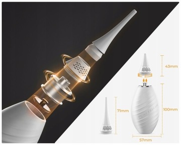 Груша-груша 2в1 для очистки оптической матрицы объективов фотоаппаратов K&F