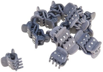 MINISZCZĘKI DO WŁOSÓW KRATKA KRABIKI 1.5CM 30SZT