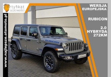 Jeep Wrangler IV 2022 Jeep Wrangler Jeep Wrangler, Rubicon, Wersja Europejska 2.0 Benzyna 272KM