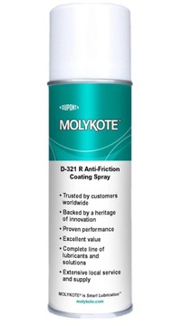 Sucha powłoka przeciwcierna - Molykote D321