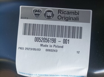 FIAT 500 ABARTH VÍKO KUFRU KUFRU NOVÁ ORIG.