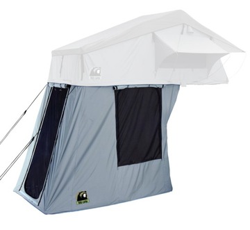 Przedsionek namiotu dachowego WildCamp Missisipi II 140 cm kolor szary
