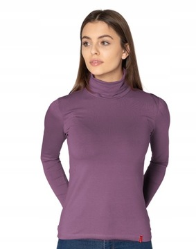 Golf Damski Cienki Sweter Golfy 8112-07 r L/XL