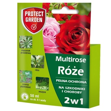MULTIROSE RÓŻA 2W1 50ml NA SZKODNIKI I CHOROBY RÓŻ