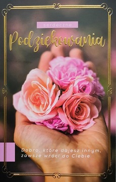 Prezent dla Nauczyciela Kartka Podziękowanie 2K62
