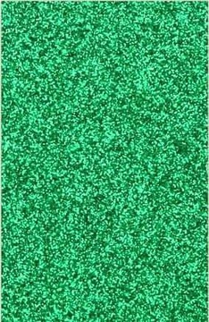 Pianka dekoracyjna brokatowa 20 x 30 cm zielona