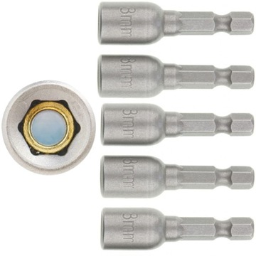 NASADKA FARMER 8 mm KLUCZ WKRĘTARKI 1/4 MAGNES BIT
