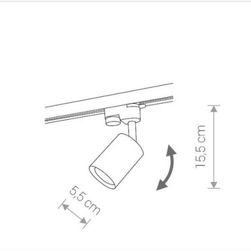 Отражатель Nowodvorski PROFILE EYE SPOT Модель белого цвета