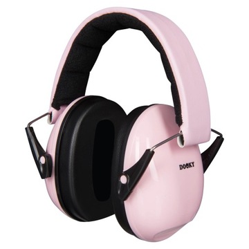 Słuchawki ochronne wygłuszające DOOKY Junior pink 3+ (5-16l)