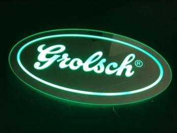 Светодиодное зеркало TIR SCANIA VOLVO 40 узоров MULTIKOLOR24v