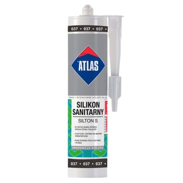 Silikon Atlas GRAFITOWY 280 ml