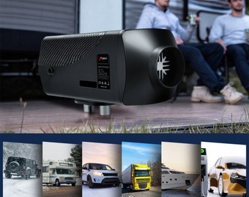 OGRZEWANIE POSTOJOWE TYPU WEBASTO NAGRZEWNICA 5-8KW 24V DIESEL LCD