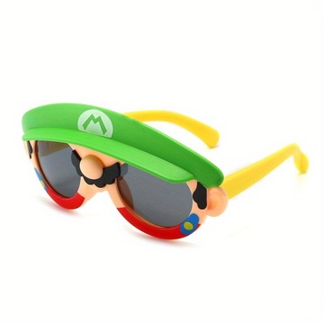 Super Mario Kreskówka okulary słoneczne anty-UV