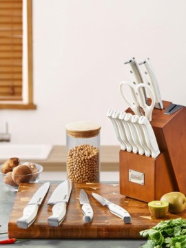 Набор ножей Самозатачивающийся блок из нержавеющей стали Perfect Balance Sharp