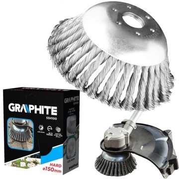 ГРАФИТОВАЯ ПРОВОЛОЧНАЯ ЩЕТКА ДЛЯ ЩЕТКИ ЩЕТКА КУБ 150 ММ