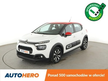 Citroen C3 III VAN 1.2 PureTech 82KM 2021 Citroen C3 Niski przebieg Navi Kamera cofania