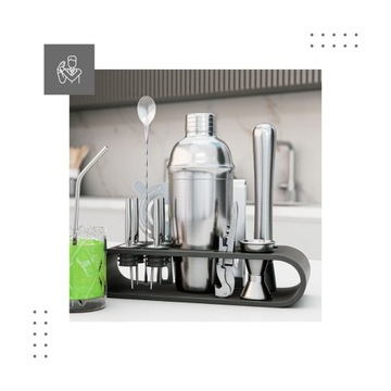 Барменский набор для напитков SHAKER Mark Adler Shake 5.0