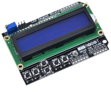 Wyświetlacz LCD 1602 2x16 KeyPad Shield UNO R3