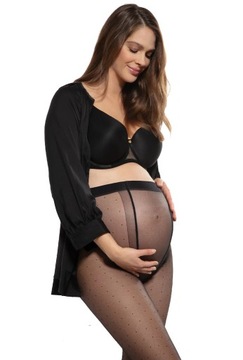 Колготки для беременных плотностью 20 ден в горошек