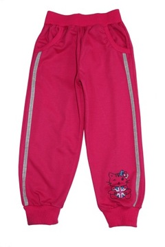 Spodnie dresowe dziewczęce 80-86