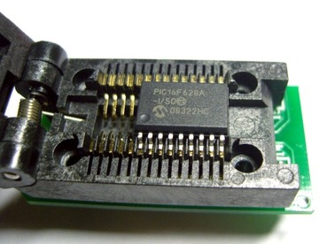 Адаптер SOIC28/SOP28/SO28 (300mil)-PDIP28 ZIFc