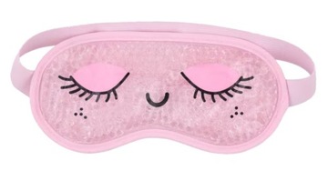 OPASKA MASKA NA OCZY ŻELOWA CHŁODZĄCA RELAKSUJĄCA Z KULECZKAMI ŻELOWYMI