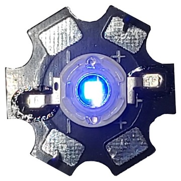 Dioda POWER LED 1W EPISTAR Royal Blue, PCB, 45mil