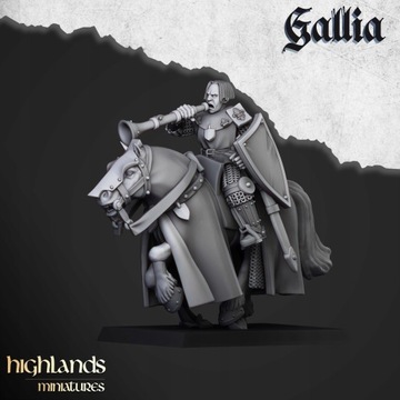 Молодые рыцари Галлии x5 CMD - Highlands Miniatures
