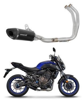 MT 07 TRACER 2016 - 2019 Full system Kolektor wydech tłumik HP8 BLACK