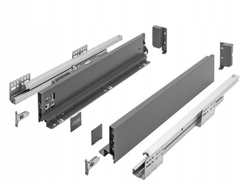 SZUFLADA GTV AXIS PRO PUSH TO OPEN 500A NISKA L500 H86 ANTRACYT WYSUW