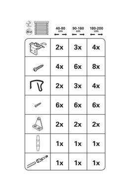 Белые алюминиевые жалюзи 25 мм 95 х 220 см
