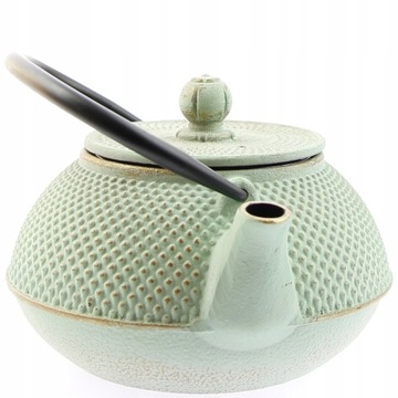 ЧУГУННЫЙ ЧАЙНИК, заварочный чайник, заварник, набор с чашками и подушечкой