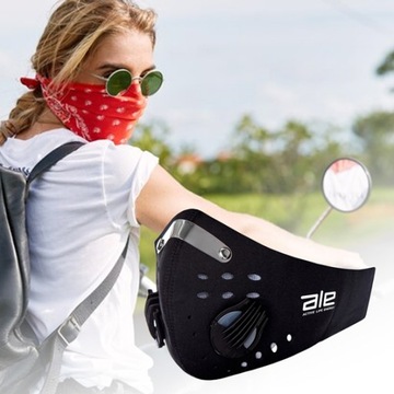 ALE Active MASK ANTI SMOG ANTI DUST MASK RUNNER + ФИЛЬТРЫ 2 шт.