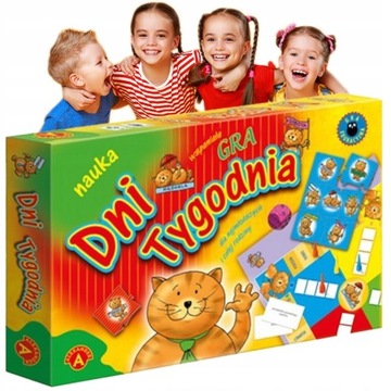 Gra dla Najmłodszych Planszowa DNI TYGODNIA Okazja