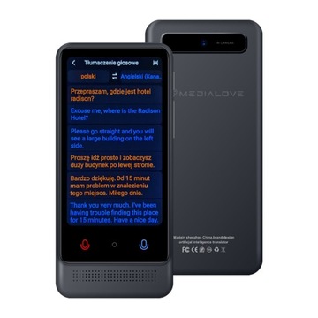 ЭЛЕКТРОННЫЙ ПОЛЬСКИЙ ПЕРЕВОДЧИК ОФФЛАЙН без интернета КАМЕРА Польское меню Wi-Fi