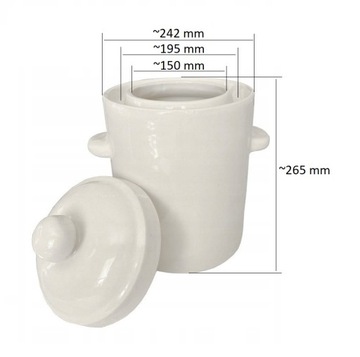 ГОРШОК, БОЧКА, ГОРШОК, ПИКЕР, КЕРАМИЧЕСКАЯ ПОСУДА, 10Л, БЕЖЕВЫЙ