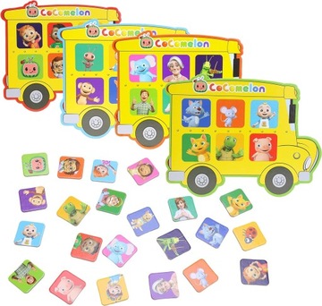 COCOMELON - GRA Autobusowe BINGO