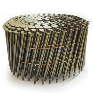 Gwoździe zwojowe do gwoździarki BĘBNOWE 2,5mm x 64mm 300 sztuk ocynk