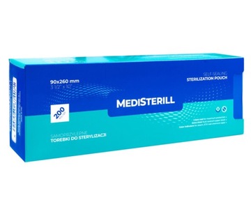 Torebki do sterylizacji Medisterill 90 x 260 mm